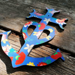 Croix De Camargue 15 Cm En Fonte Vieillie - Décoration Murale