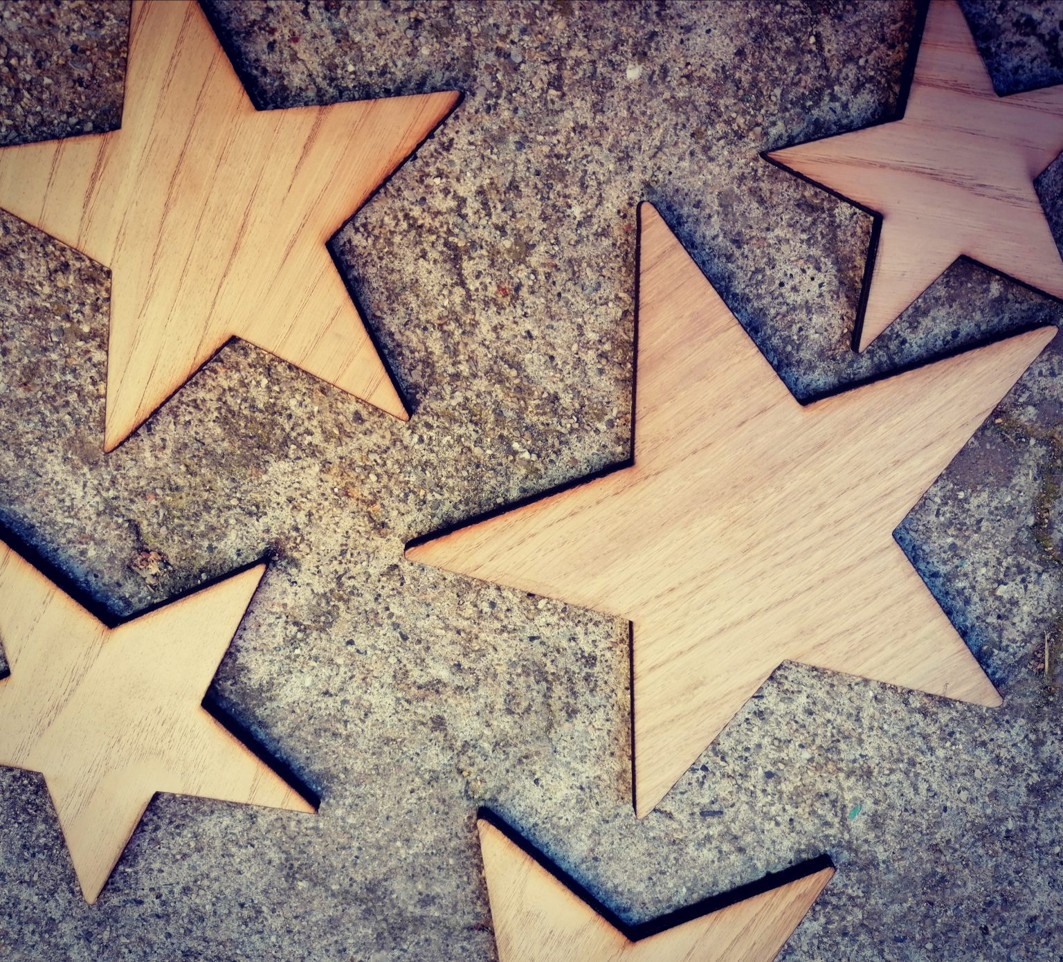 Etoile En Bois Flammée Décoration En Bois Sur Pied Noël 28cm